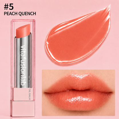 🔥Last Day Buy 1 Get 1 Free|Vitafusionlab GLOW VEIL LIP SHEEN OIL BALM