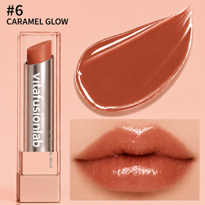🔥Last Day Buy 1 Get 1 Free|Vitafusionlab GLOW VEIL LIP SHEEN OIL BALM